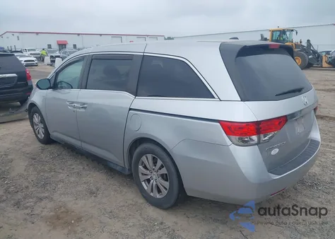 2015 Honda Odyssey Ex-L from USA, damaged, VIN 5FNRL5H69FB001467